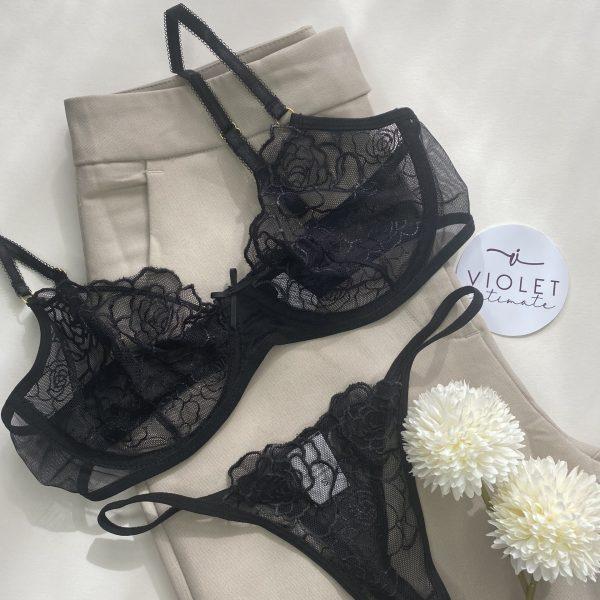 Conjunto Tulip - L, Negro